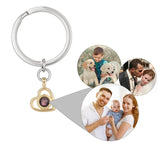 Pet Photo Projection Keychain for Women Fathers