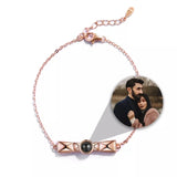 925 Silver Personalized Bracelet Women Photo Projection Pet Picture Couple Gift