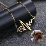 925 Silver Necklace Pet Photo Projection Family Anniversary Gift