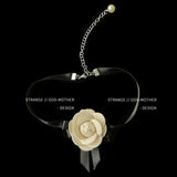 Dashan camellia necklace bow collar abstain neck ribbon