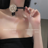 Dashan camellia necklace bow collar abstain neck ribbon