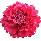 Large Peony Hair Flower Brooch Pin Blush Pink Hawaiian Party Head Accessories