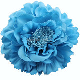 Large Peony Hair Flower Brooch Pin Blush Pink Hawaiian Party Head Accessories