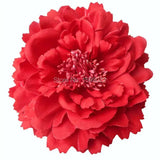 Large Peony Hair Flower Brooch Pin Blush Pink Hawaiian Party Head Accessories