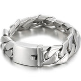 Engraveable Men's Stainless Steel Wrist Bracelets