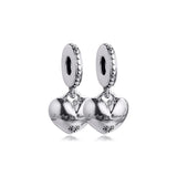 Daughter & Mother-in-Law Split Charm Sterling Silver