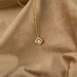 Daughter Necklace Heart Necklaces Women Jewelry from Mom Dad