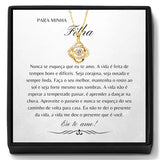 Daughter Necklace Heart Necklaces Women Jewelry from Mom Dad