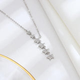 Daughter Special Star Necklace Silver 925 Personalised Jewelry Women'S
