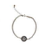 David Star Bracelet Women Thai Silver Charm Bracelet