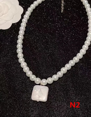 High-Quality Shell Freshwater Pearl Texture Necklace for Women