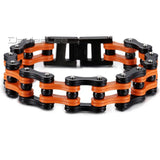 Mens Steel Biker Motorcycle Chain Bracelet Muliti Colors LHB456