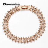 Rose Geometric Bracelet for Women Girls 585 Wedding Gift