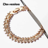 Rose Geometric Bracelet for Women Girls 585 Wedding Gift