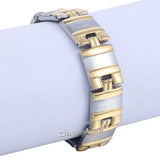 Men's Silver Stainless Steel Bracelet Watch Band 13mm