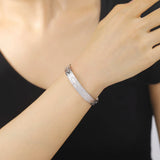 Christian Symbol Jesus Fish Cuff Bracelet Religious Faith Pray Catholic Bangle