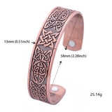 Kolovrat Slavic Bracelet Svarog Vikings Symbol Men Square Cuff Bangle