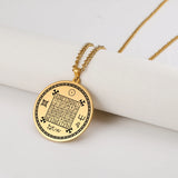 Solomon Necklace Magic Square Talisman Protection Wealth Amulet