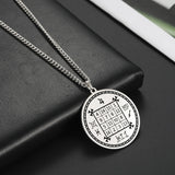 Solomon Necklace Magic Square Talisman Protection Wealth Amulet