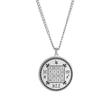 Solomon Necklace Magic Square Talisman Protection Wealth Amulet
