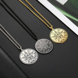 Vintage Tetragrammaton Pendant Necklaces Wahyeh Magical Blessed Amulet