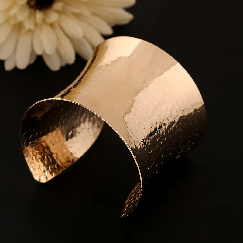 Vintage Wide Cuffs Bangles for Women Jewelry