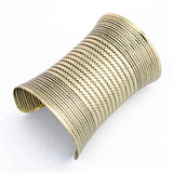 Bohemia Ethnic Vintage Wide Open Cuff Hand Bracelet Bangles For Womens Jewelry