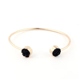 Bohemia Resin Circle Hand Cuff Bangle Charms Bracelet For Women