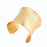Vintage Open Cuffs Bangles Bracelets Punk Wide Bracelets B025