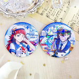 Dazai Osamu Enamel Pins Bungo Stray Dogs Brooch Initial Pendant Badges