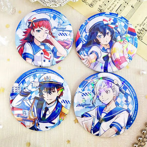 Dazai Osamu Enamel Pins Bungo Stray Dogs Brooch Initial Pendant Badges