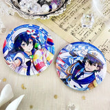 Dazai Osamu Enamel Pins Bungo Stray Dogs Brooch Initial Pendant Badges