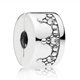 Crown Seeds Of Elegance Bead Charm 925 Sterling Silver Fit Europe Bracelet