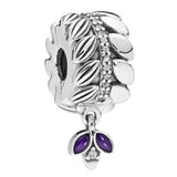 Crown Seeds Of Elegance Bead Charm 925 Sterling Silver Fit Europe Bracelet