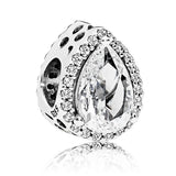 Geometric Radiance Bear's Paw Music Note Beads 925 Sterling Silver Charm