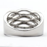 Zircon Stone Geometry Punk Ring for Women