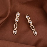 Innovative 525 Rose Drop Earrings Bar Cutout Reception Banquet Jewelry