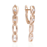 Innovative 525 Rose Drop Earrings Bar Cutout Reception Banquet Jewelry