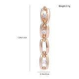 Innovative 525 Rose Drop Earrings Bar Cutout Reception Banquet Jewelry