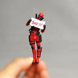 Deadpool Figure Model Ornaments Mini Doll Bag Pendant DIY Accessories