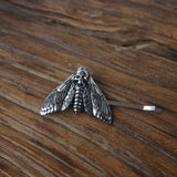 Death Moth Head Skull Hairpin Sanlan Jewelry Goth