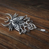 Death Moth Head Skull Hairpin Sanlan Jewelry Goth