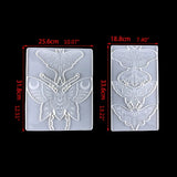Death Moth Wall Hanging Epoxy Mould Large Insect Silicone Molds for Resin Decor