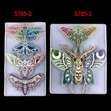 Butterfly Cup Pad Silicone Mold for Resin DIY Wall Decoration