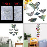 Butterfly Cup Pad Silicone Mold for Resin DIY Wall Decoration