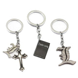 Death Note Keychain Anime Key Chain Book Key Ring Holder Pendant Chaveiro