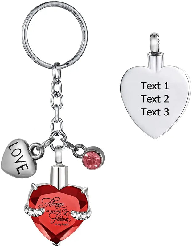 December Birthstone Pendant Cremation Jewelry