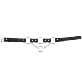Leather Choker Women Punk Rock Metal Chocker Buckle Collar Necklace