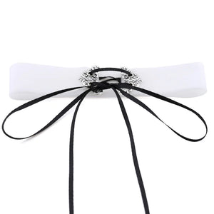 Flannelette Choker Punk Style Necklace for Women
