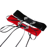 Flannelette Choker Punk Style Necklace for Women